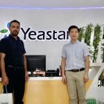 جلسه مدیران آریا ایمن با کارشناسان کمپانی Yeastar