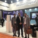 هیات مدیره آریا ایمن نمایشگاه اینترسک 2020 دبی غرفه Western digital