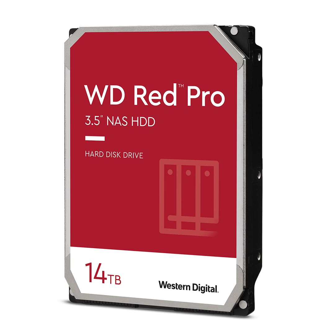 هارددیسک اینترنال وسترن دیجیتال مدل RED PRO WD141KFGX ظرفیت 14 ترابایت